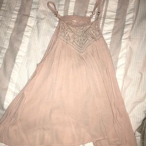 Halter pink top